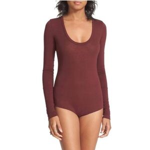 Free People long sleeve bodysuit